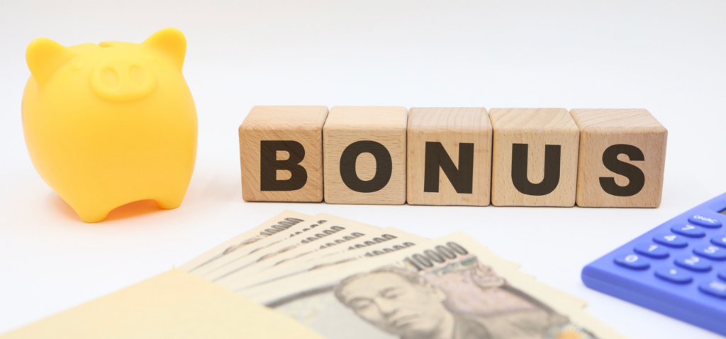 ボーナスを表す画像
