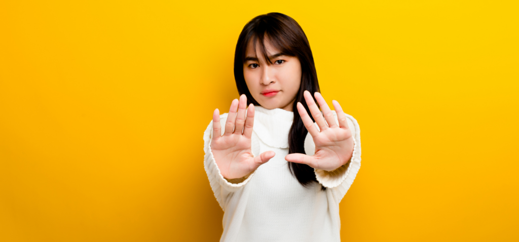 絶対にやるな!を表す画像