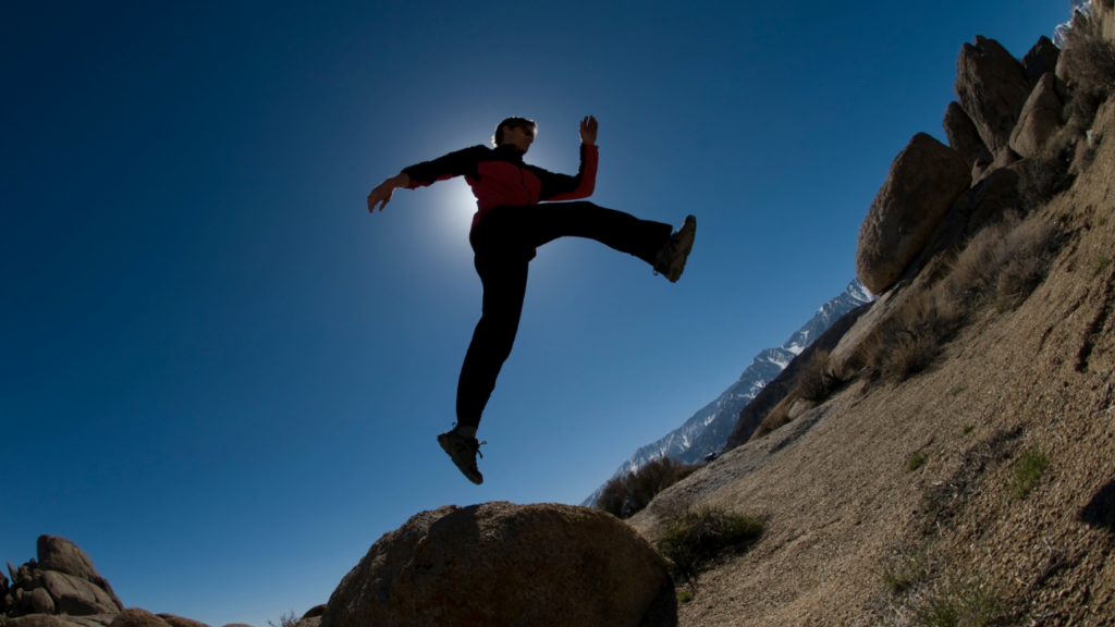 行動を起こす人の画像