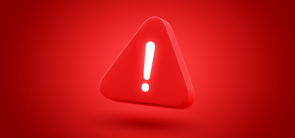 警告を表す画像