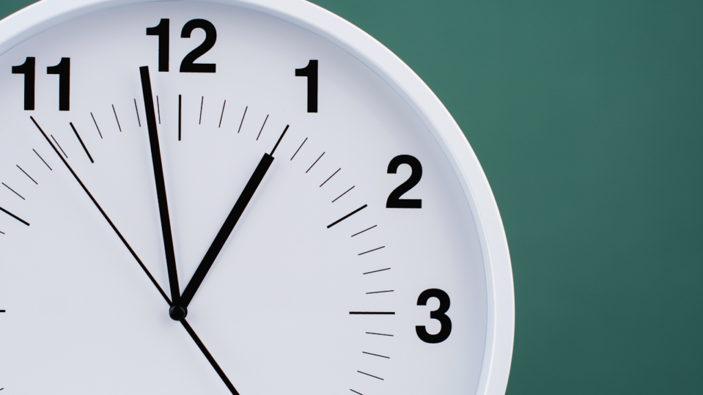 時間を無駄にしないを表す画像